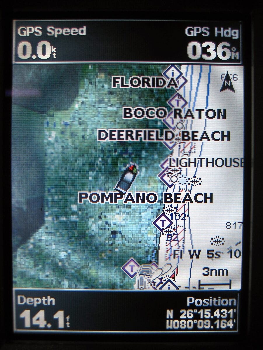 Garmin GPSmap 520s Chart Plotter Fish Finder W/Power Cable - Image 2