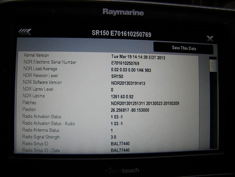 Raymarine SR150 Sirius XM Weather Module w/Antenna & Cables -E70161-90 Day Warr - Image 9