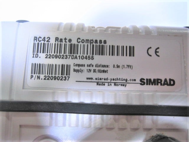 Simrad RC42 Rate Compass Simnet NMEA2000 Heading Sensor BENCH TESTED ...