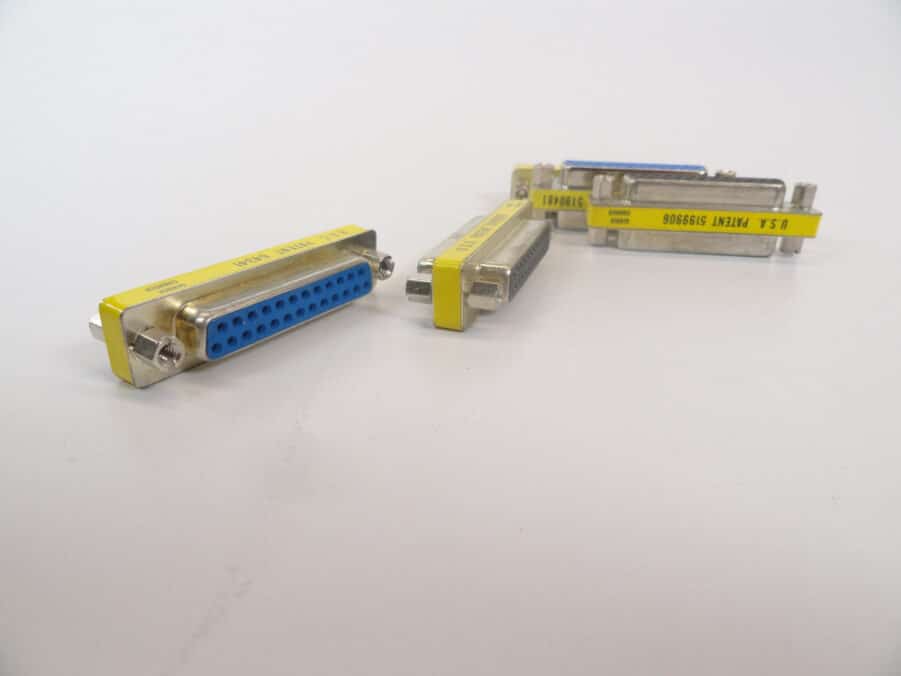 DB25 Serial Port 25 Pin Gender Changer Connectors Female to Female LOT OF 5 - Image 3
