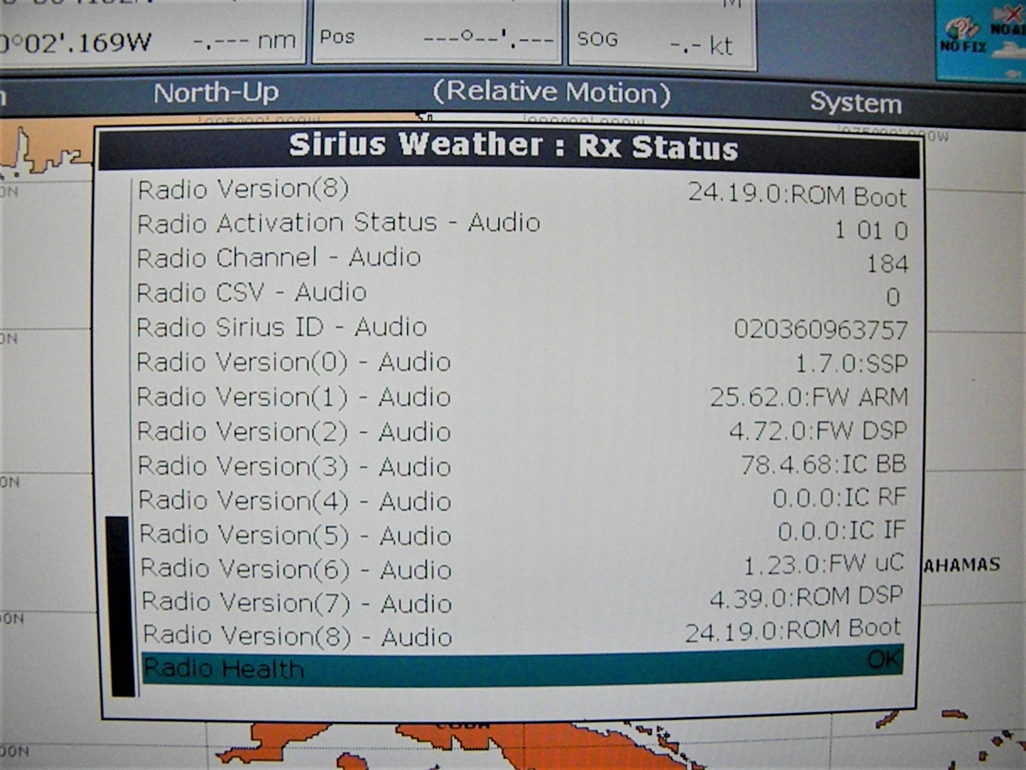 Raymarine SR100 Sirius Satellite Weather Receiver Module only E03009