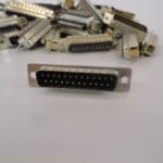 DB25 D-Sub Serial Port 25 Pin Solder Connectors Male Black - LOT OF 23 - Image 2