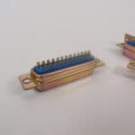 DB25 D-Sub Serial Port 25 Pin Solder Connectors Male BLUE - LOT OF 9 - Image 5