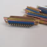 DB25 D-Sub Serial Port 25 Pin Solder Connectors Male BLUE - LOT OF 9 - Image 4