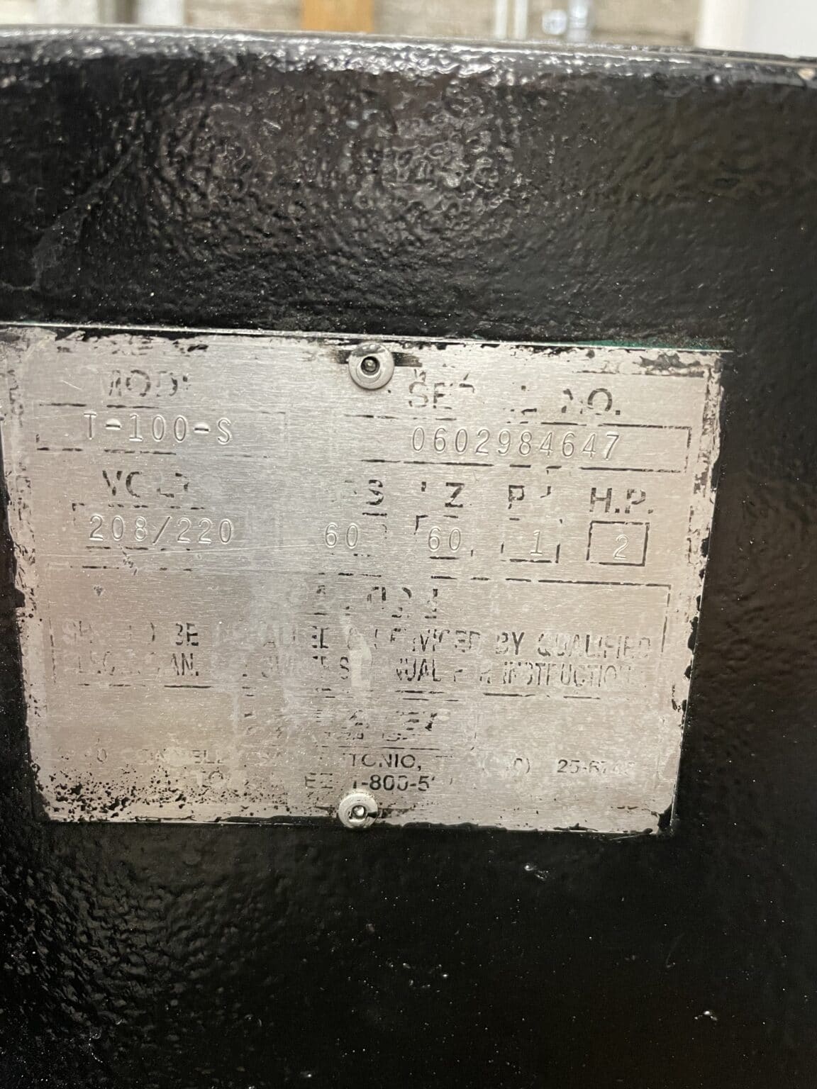 Atec TransTool T100S 220v 1PH Parts Washer Steam Cleaner w/Heat