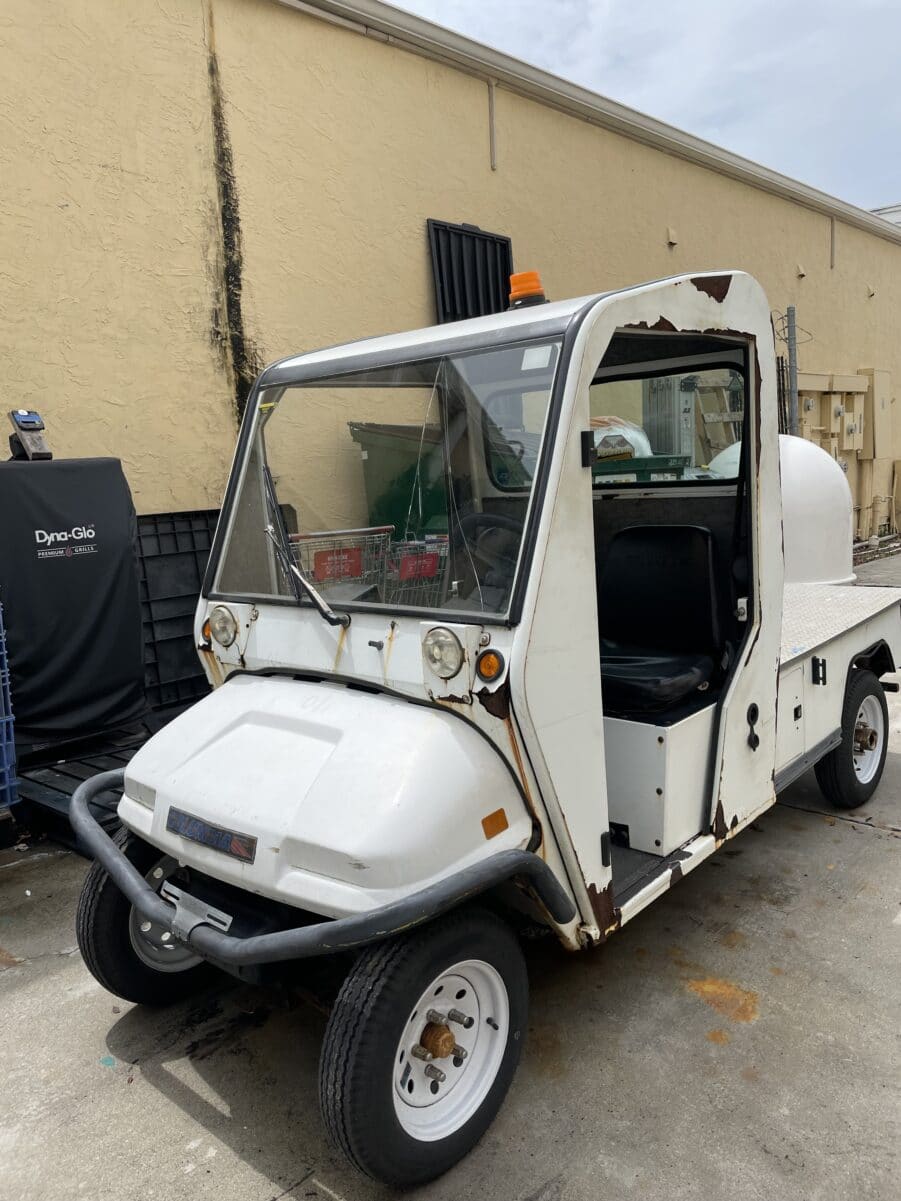 Columbia 48V Par Car 2010 Model Flatbed Golf Cart/Burden Carrier WORKING - S. FL