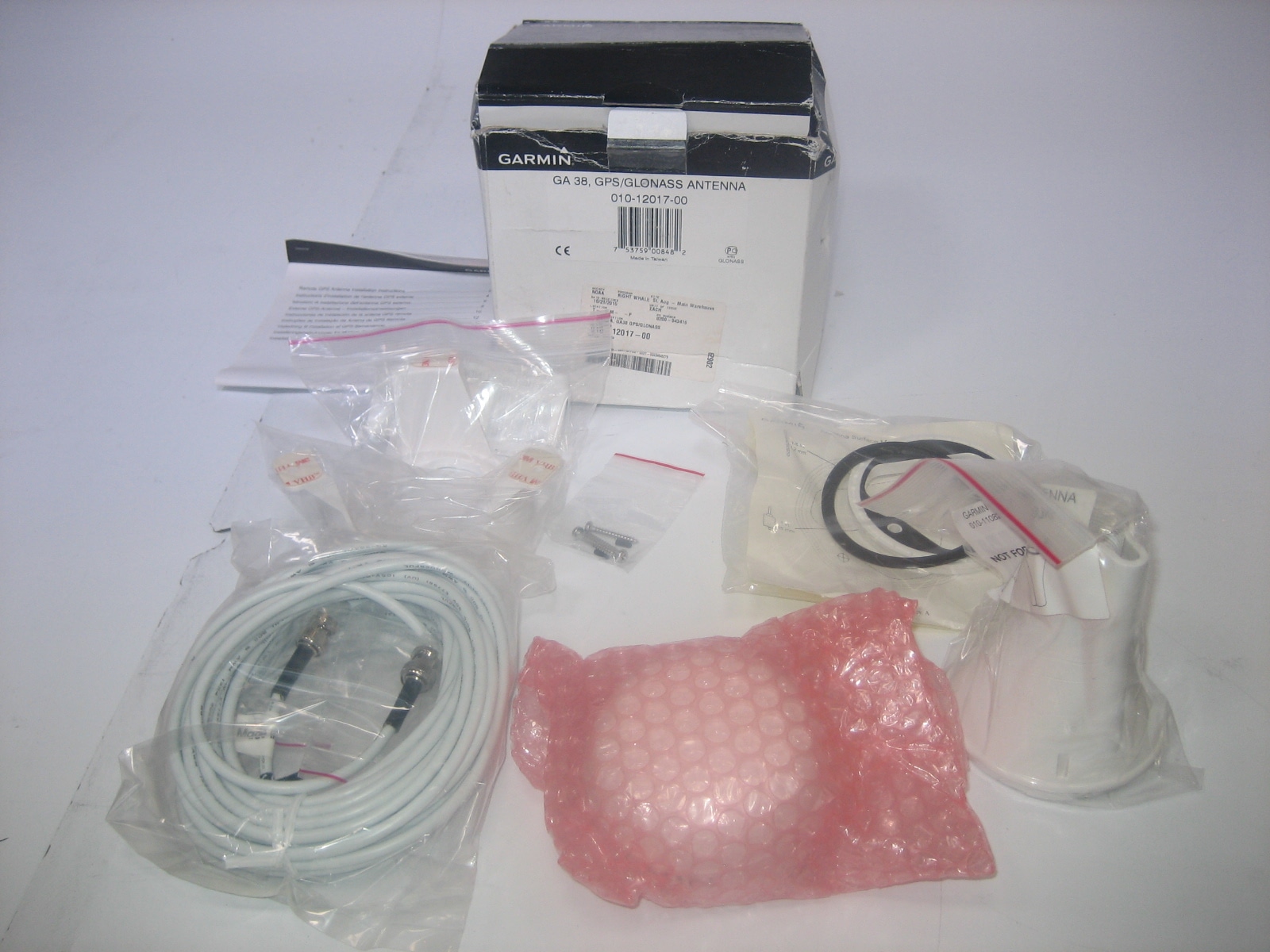 Garmin *NEW* GA38 Marine GPS Antenna w/ 30' Cable, 3 Mounts f/ GPSMap ...