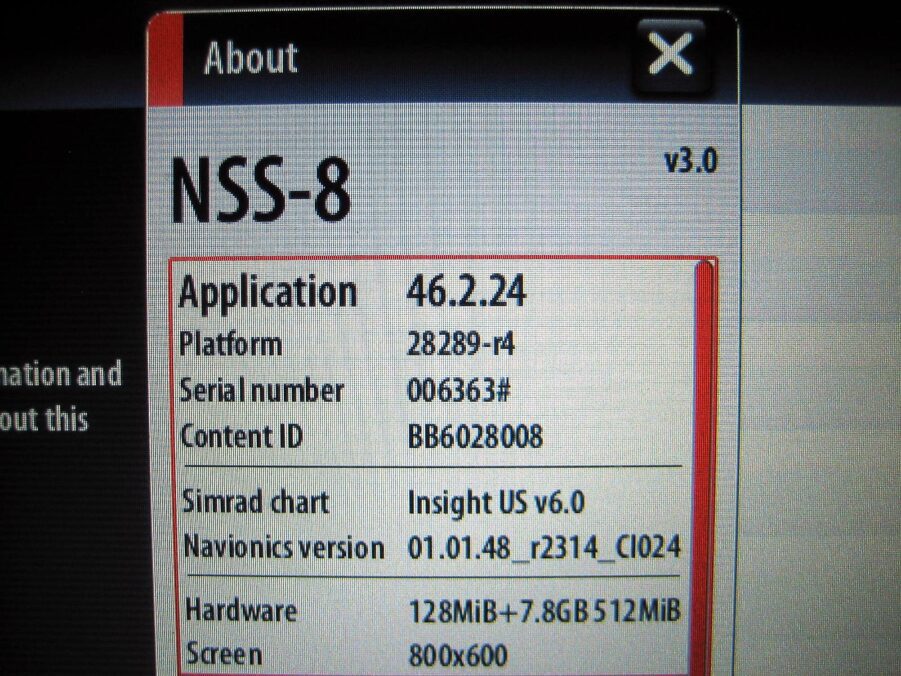 Simrad NSS8 Amer MFD Display+Sun Cover - Tested Working Cond - Image 7