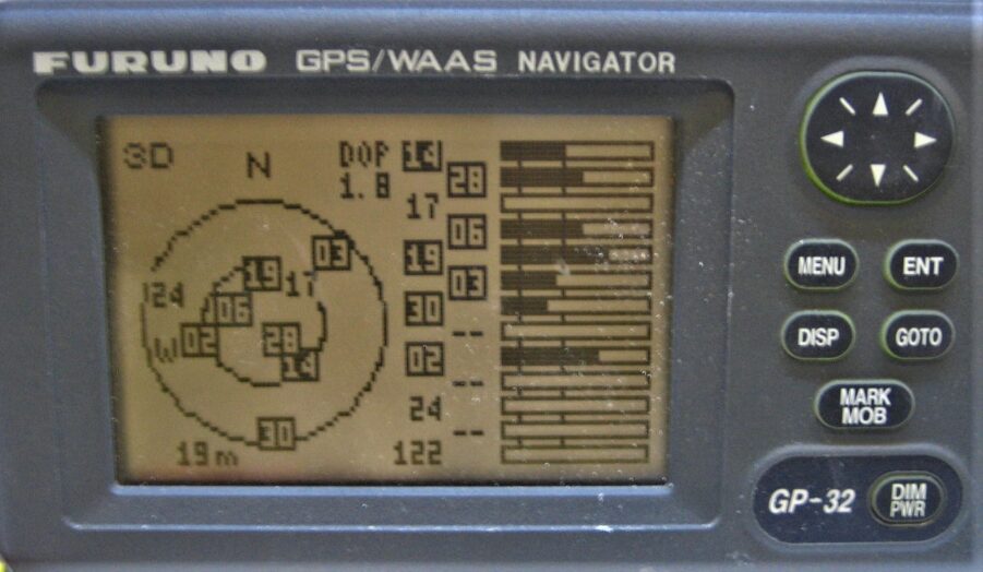 Furuno GPA017 WAAS GPS Coaxial Antenna w/ 12′ Cable *CLEAN/TESTED