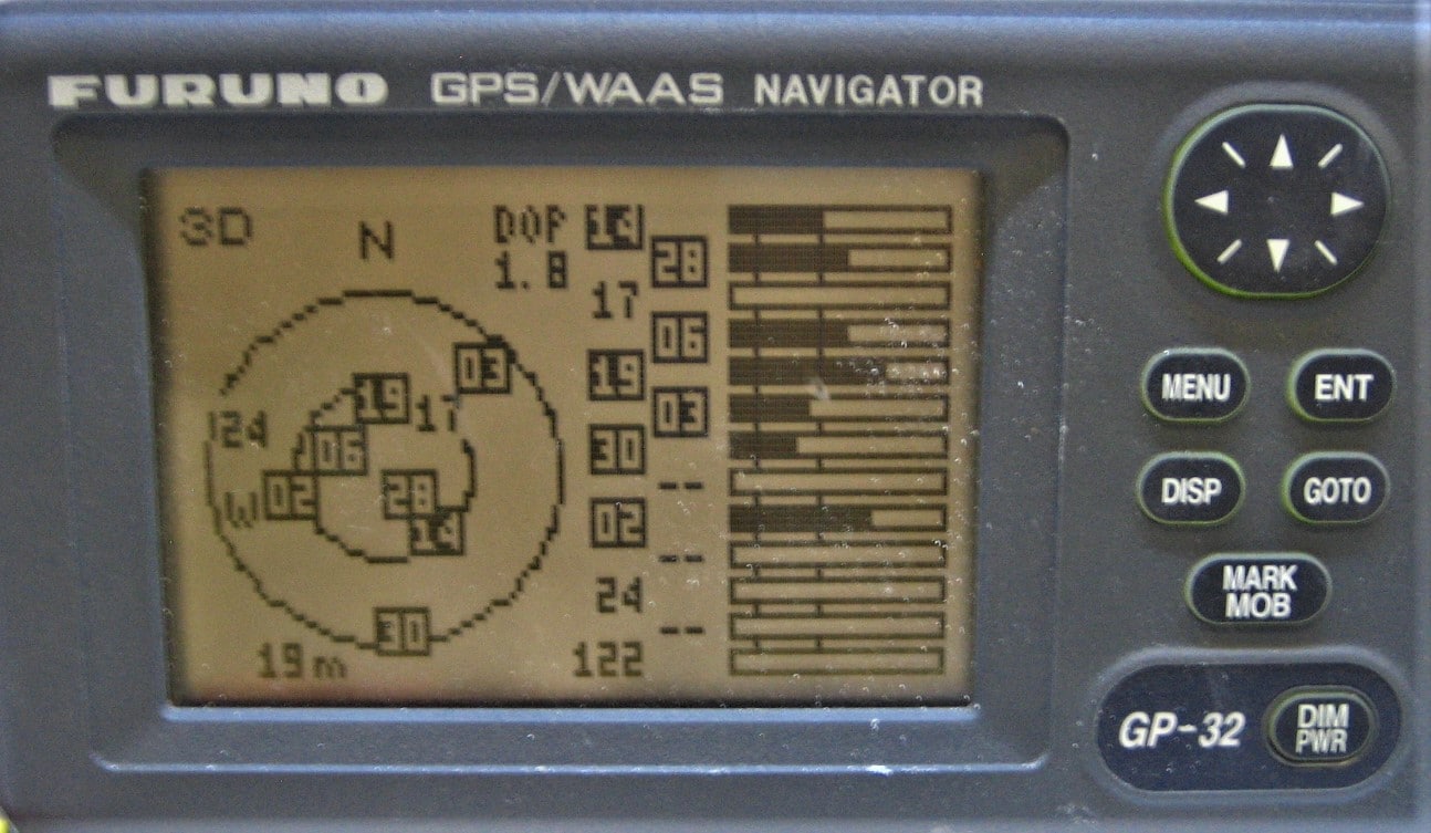 Furuno GPA017 WAAS GPS Coaxial Antenna w/ 12′ Cable *CLEAN/TESTED* Max Marine Electronics