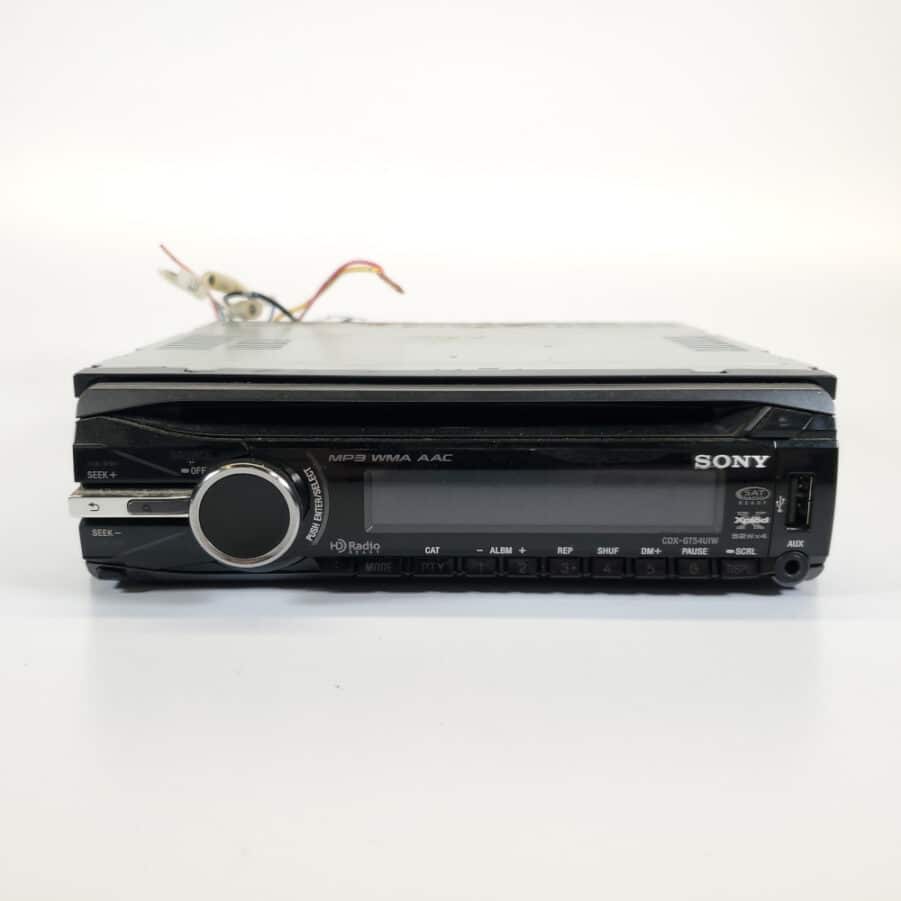 Sony CDX-GT54UIW - CD AM/FM Radio with Front Panel Aux USB Input Sat Radio Ready