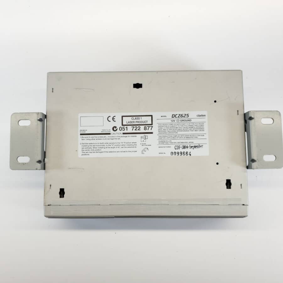 Clarion DCZ625 - 6 Disc CD Changer w/ CeNet Cable and 2 CAA-397 Magazine - USED - Image 3