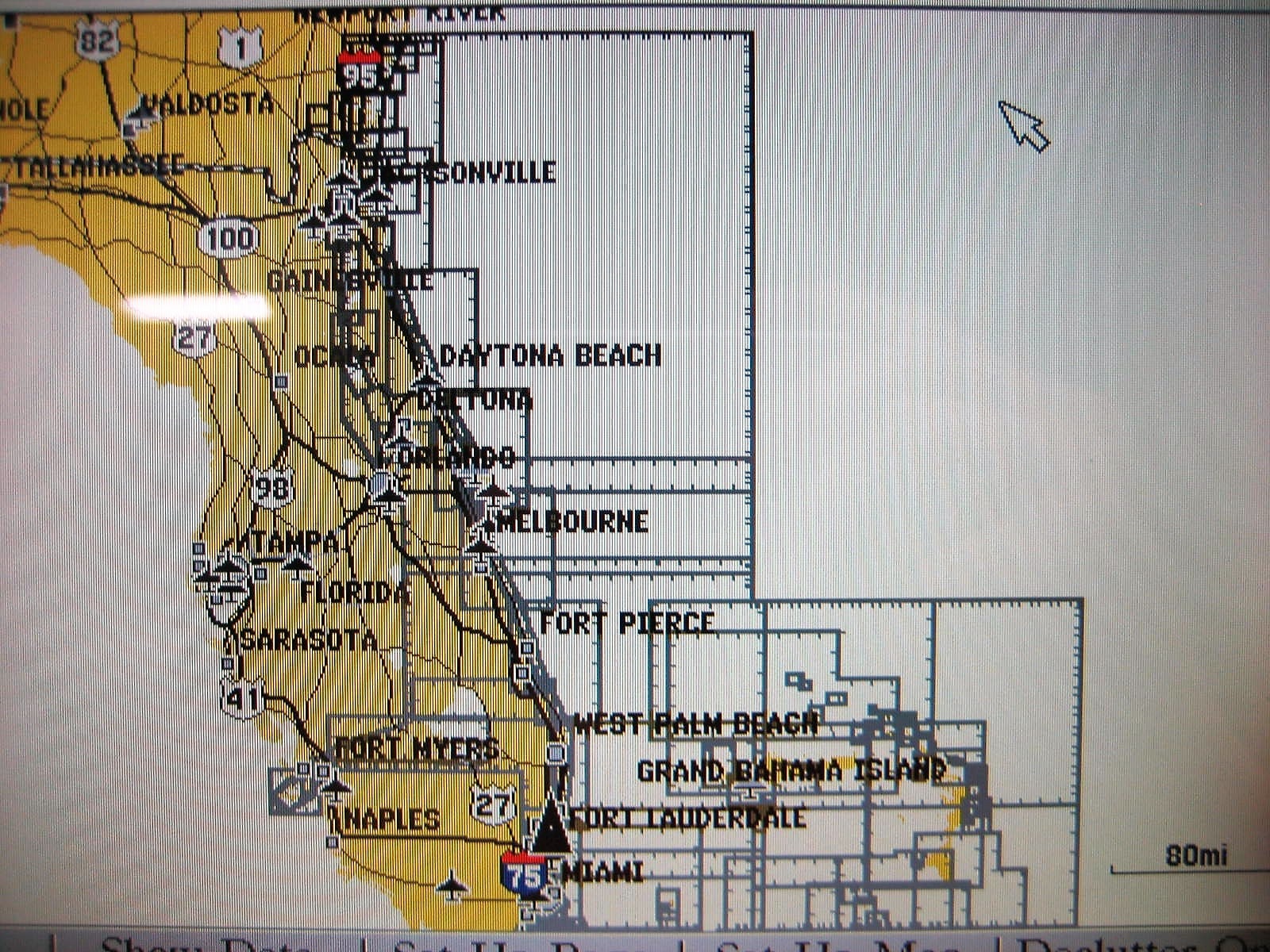 Garmin Blue Chart Jacksonville Key West MUS009R Tested Max