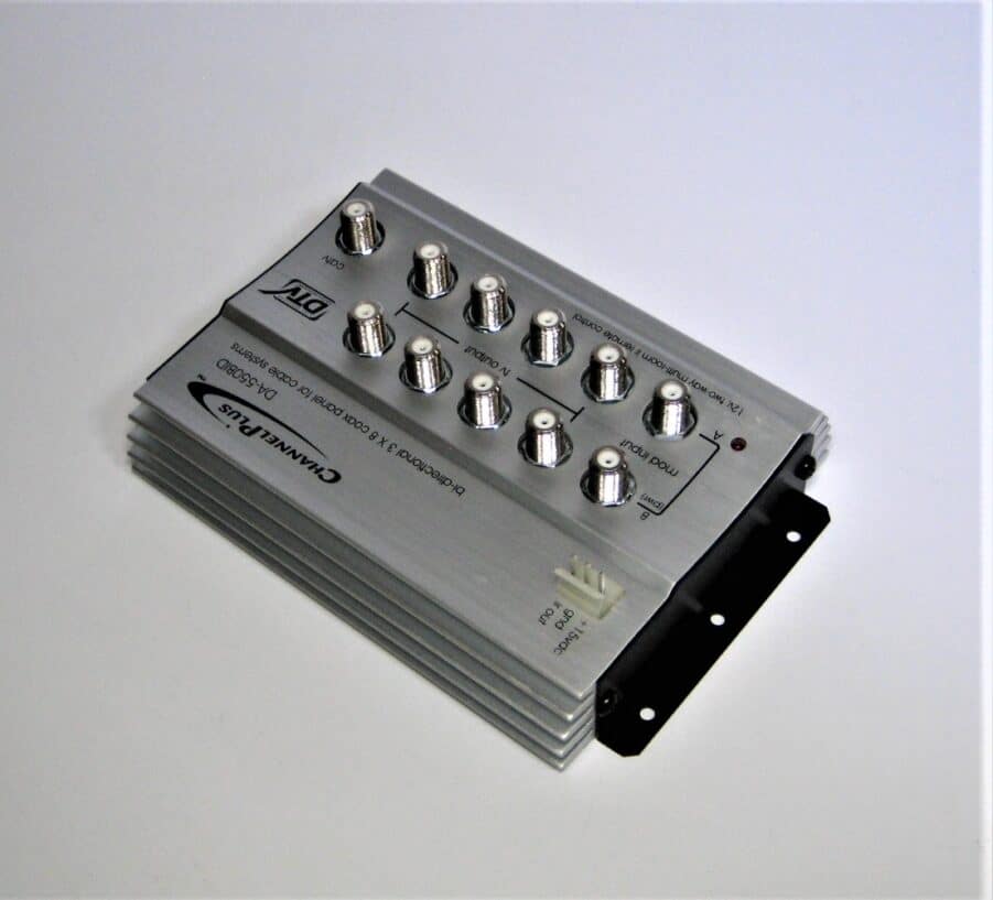 Channel Plus DA-550BID 3x8 Coax Cable Bi-Directional RF Distribution Amp *NEW* - Image 5