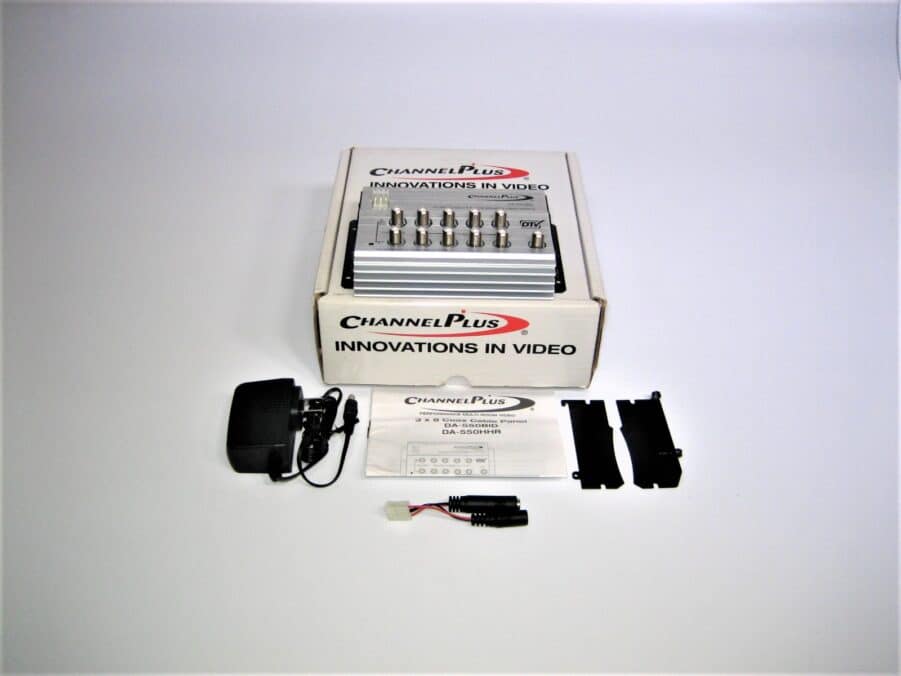 Channel Plus DA-550BID 3x8 Coax Cable Bi-Directional RF Distribution Amp *NEW*