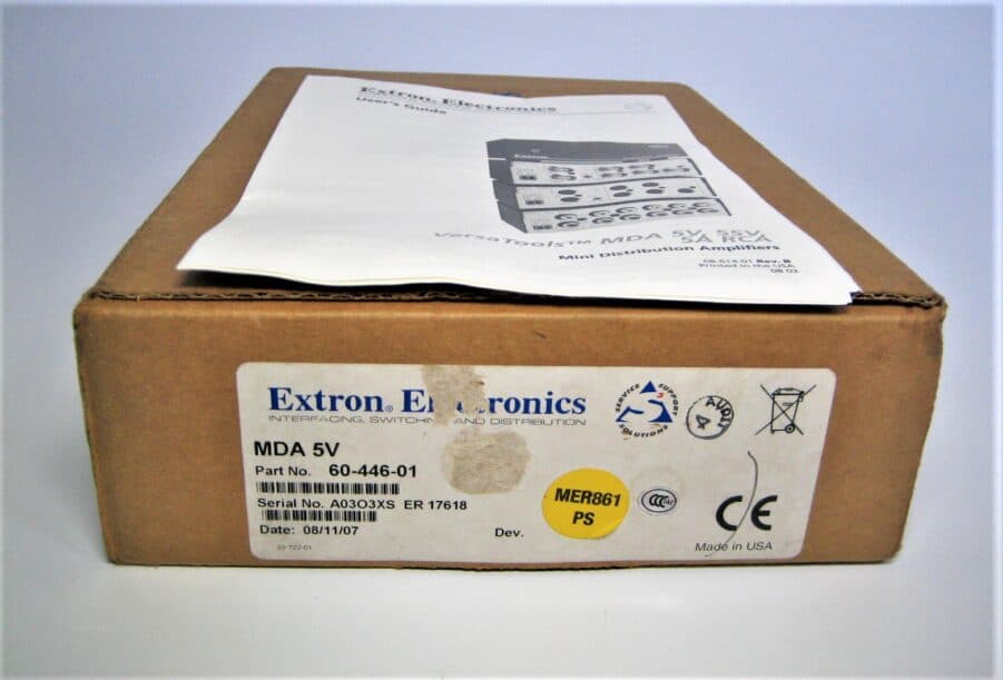 Extron Electronics 60-446-01 MDA 5V 1x5 Composite Video Distribution Amp *NEW* - Image 2