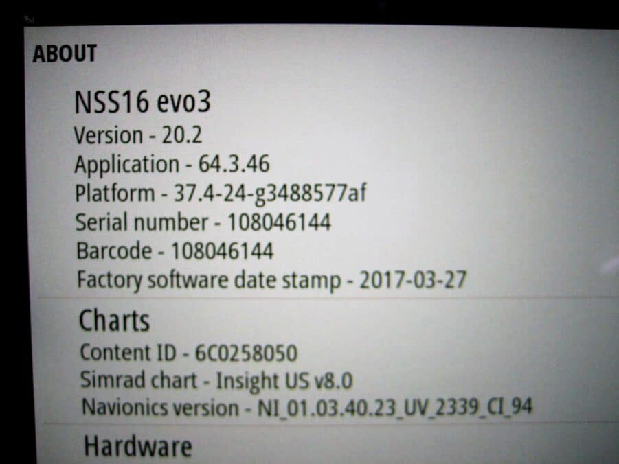 Simrad NSS16 Evo3 16" Touchscreen MFD Chartplotter Tested Good w/ Suncover! - Image 6