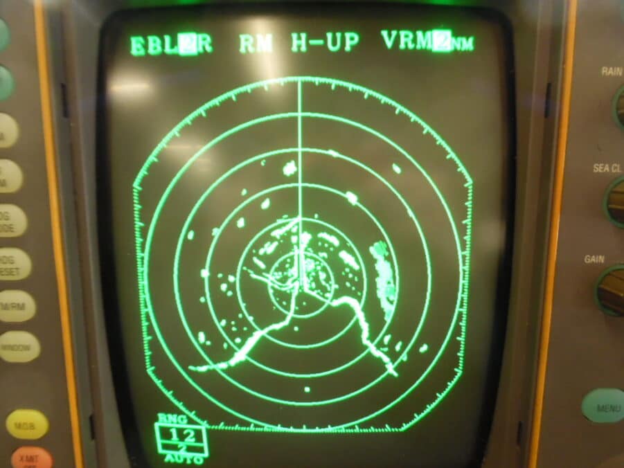 Raytheon R41XX Raster Scan CRT DISPLAY ONLY - M92548 - f/ M92542 Radar ...