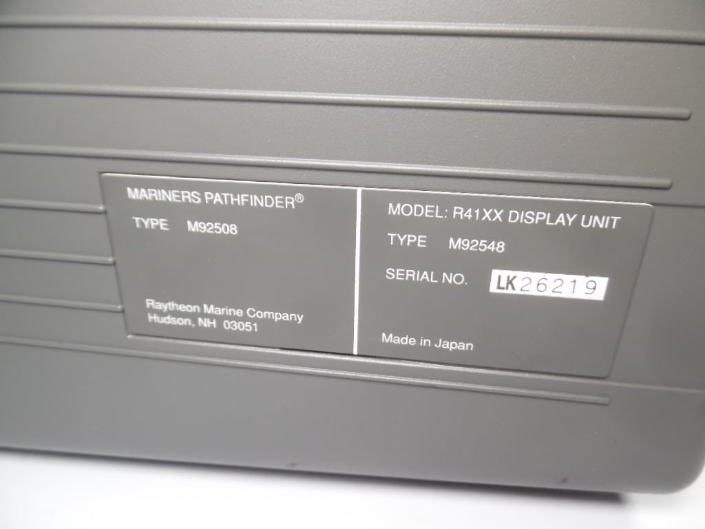 Raytheon R41XX Raster Scan CRT DISPLAY ONLY - M92548 - f/ M92542 Radar ...