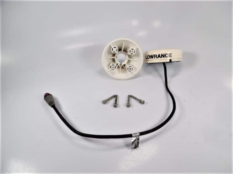 Lowrance LGC-3000 NMEA2000 GPS Antenna w/ Pole Mount Base - Good Cond Tested
