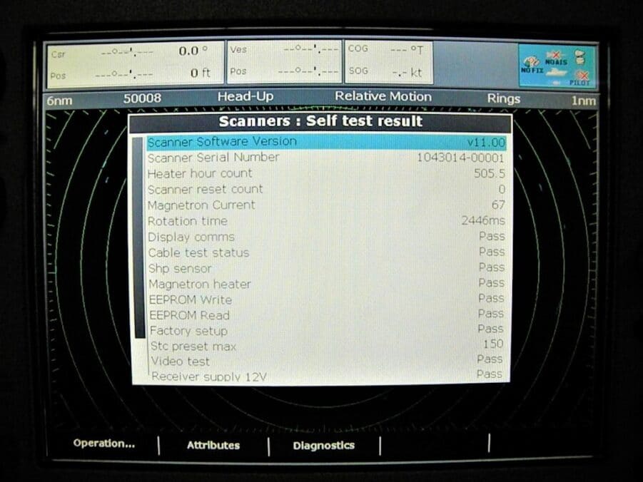 Raymarine M92650-S Radome 2KW 18” Analog Radar + 45′ Cable - LOW HOURS! Tested!! - Image 11