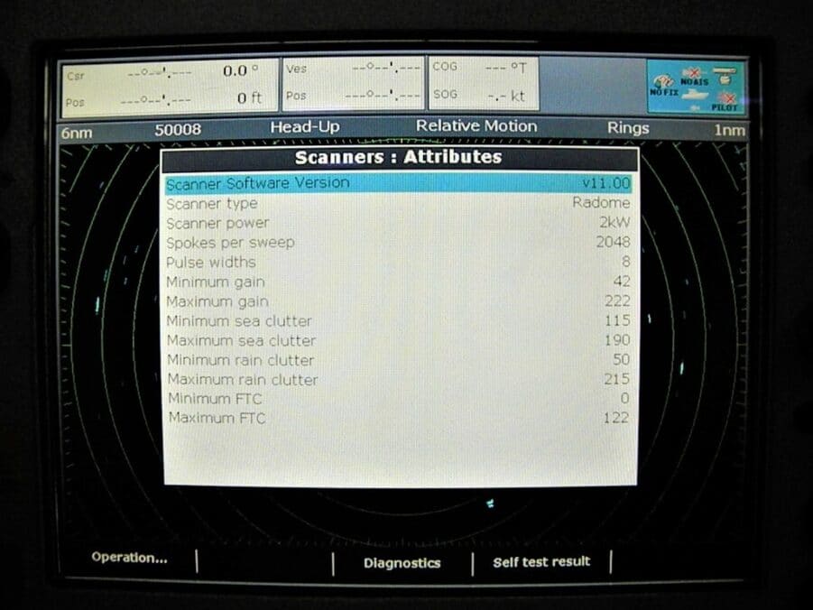 Raymarine M92650-S Radome 2KW 18” Analog Radar + 45′ Cable - LOW HOURS! Tested!! - Image 13