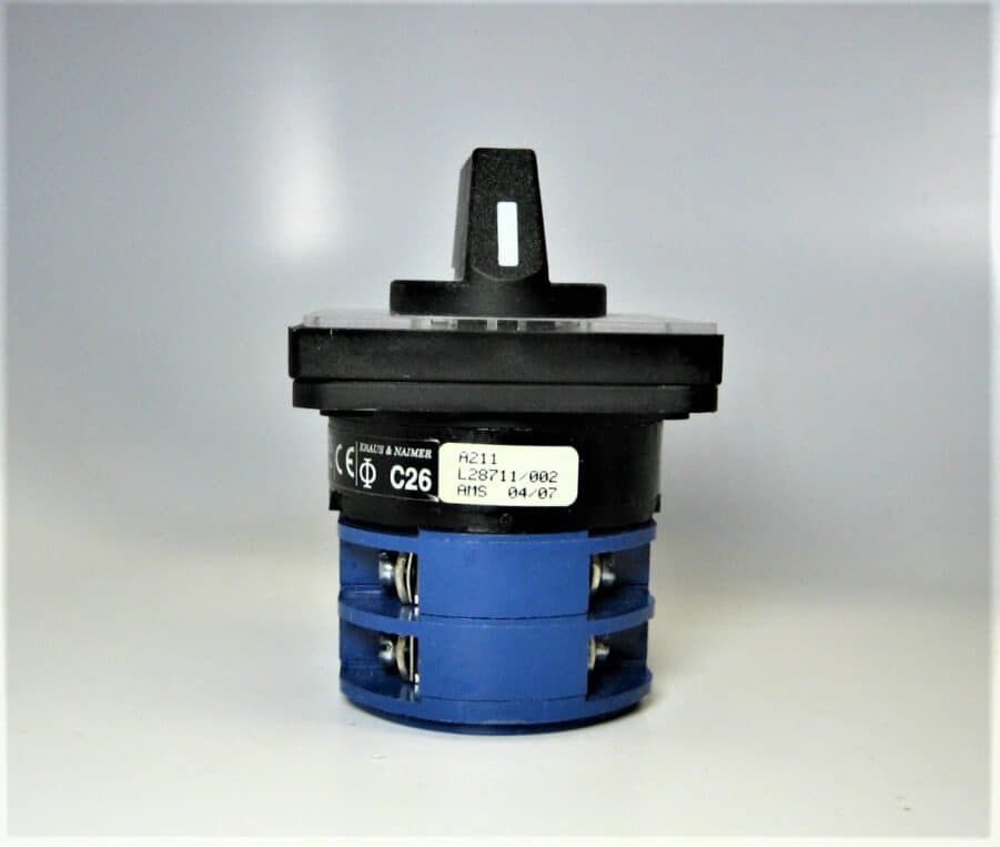 Kraus & Naimer C26 A211-600E 32A 2-Pole 3 Position Changeover Rotary Switch NEW - Image 6