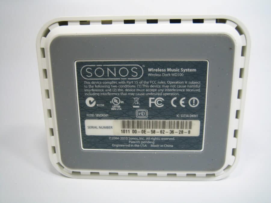 SONOS Wireless Dock WD100 Music System for iPod and iPhone - Good Condition - Image 9