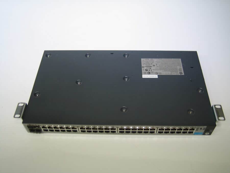 HP ProCurve V1810-48G J9022a Network Switch w/ Rack Mount w/ Power Cable - Image 6