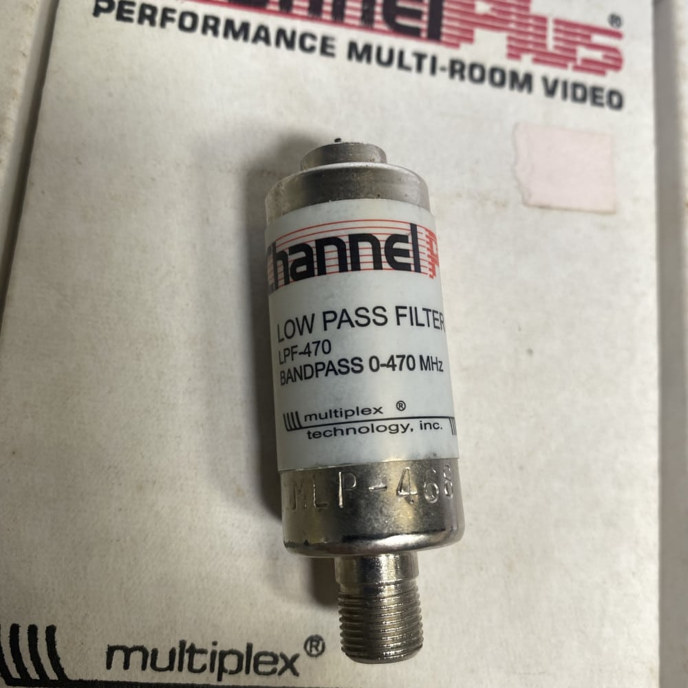Channel Plus Filter Channel Plus LPF-470 Low-Pass Filter 20 Mhz To 470 Mhz **NEW OLD ...