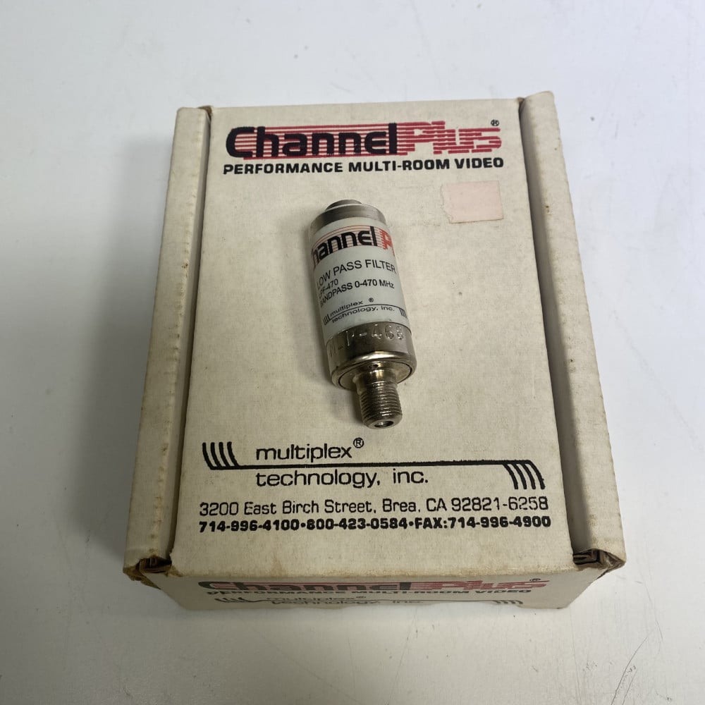 Channel Plus Filter Channel Plus LPF-470 Low-Pass Filter 20 Mhz To 470 Mhz **NEW OLD ...