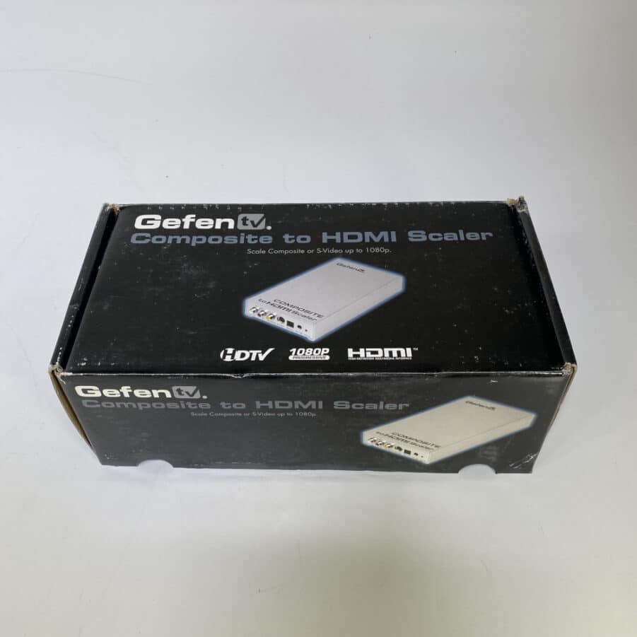 Gefen Composite to HDMI Scaler GTV-COMPSVID-2-HDMIS-CO ** NEW OLD STOCK **