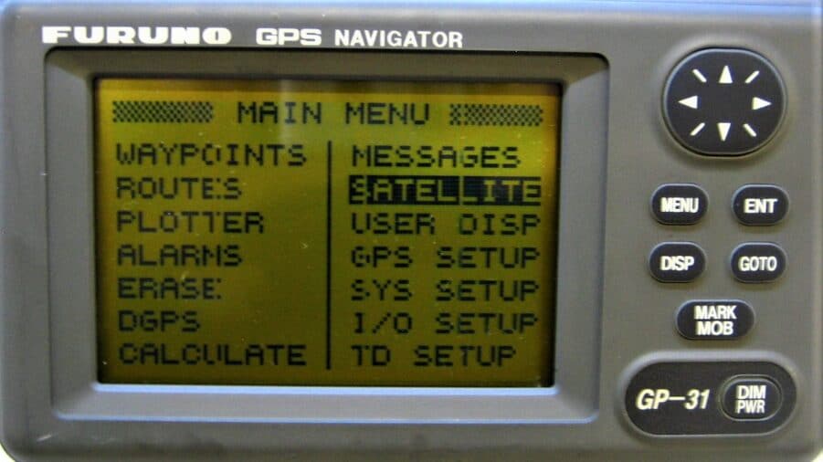 Furuno GP-31 GPS Navigator 3.5" LCD Display System w/ GPA-017 Antenna *TESTED* - Image 12