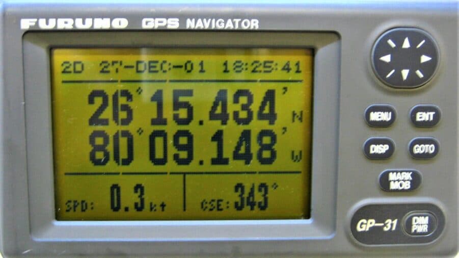 Furuno GP-31 GPS Navigator 3.5" LCD Display System w/ GPA-017 Antenna *TESTED* - Image 11