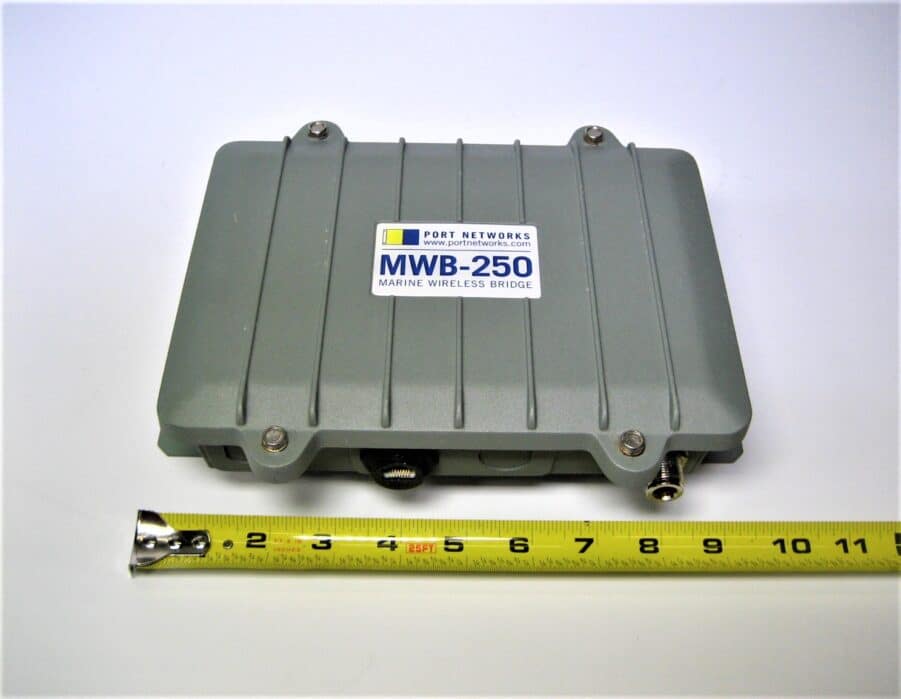 Port Networks MWB-250 Marine Wireless Bridge Base Unit with Mounting Bracket - Image 2