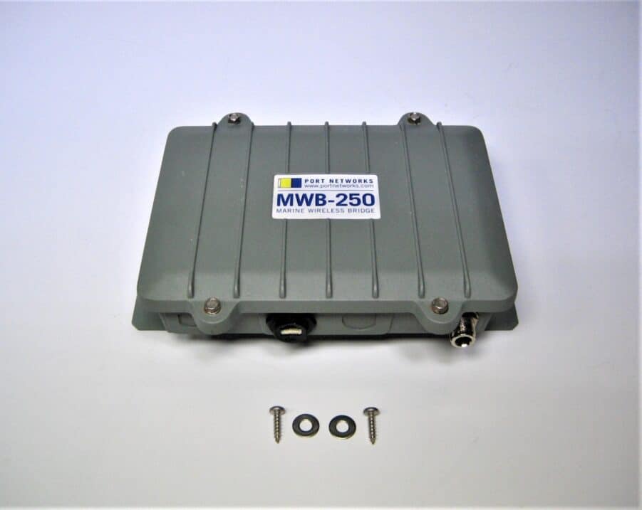Port Networks MWB-250 Marine Wireless Bridge Base Unit with Mounting Bracket