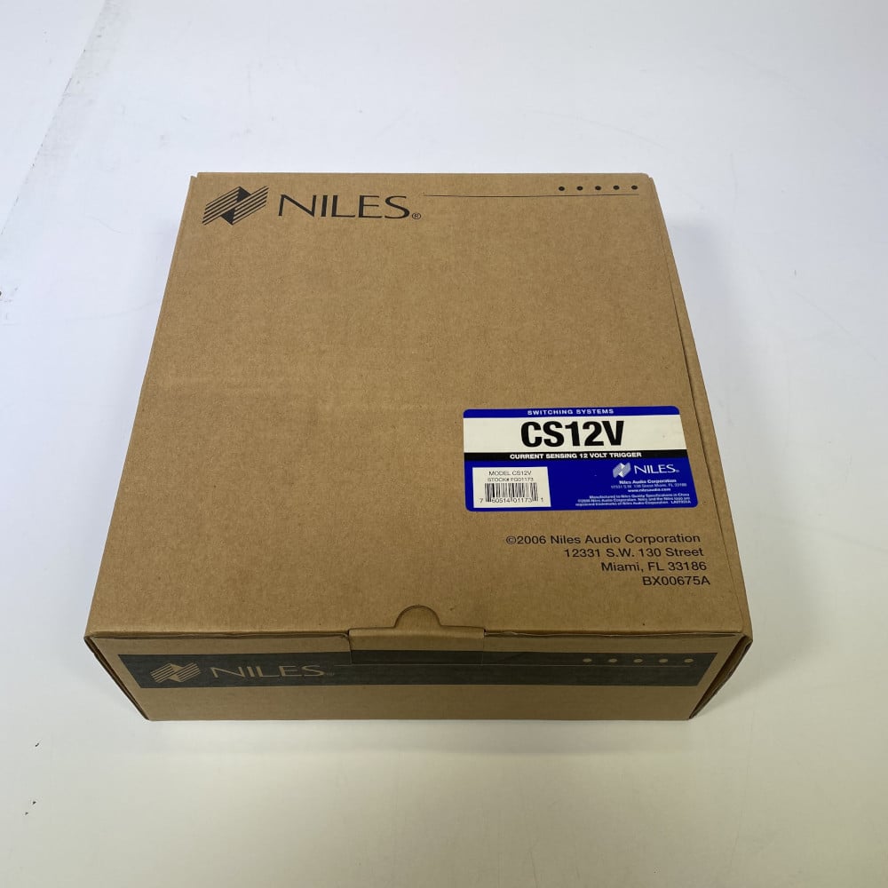 Niles Audio Corporation CS12V Current Sensing 12 Volt Trigger **NEW