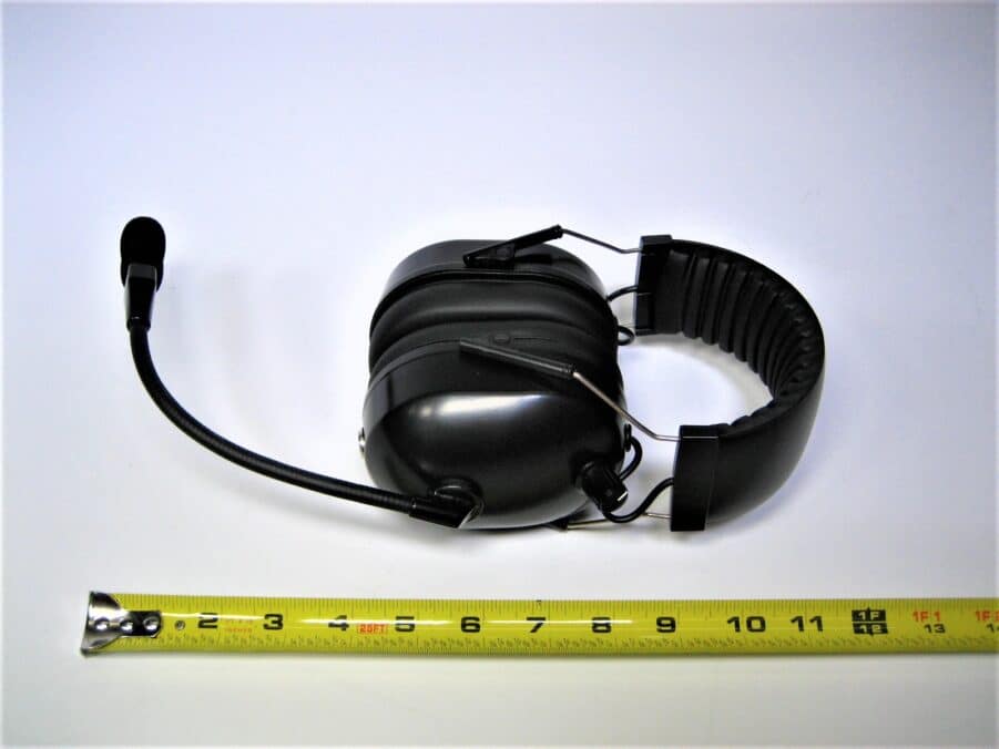 Pryme HBBEMOHB Dual Earmuff Aviation Style Audio Headset w/ NRR 24DB