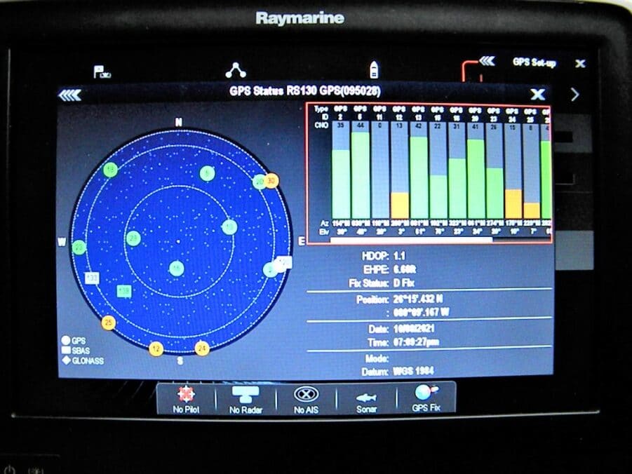 Raymarine Raystar130 GPS Antenna w/Cable E32153 90 Day Warr! Max