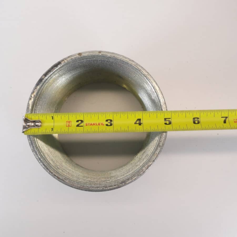 4 Inch Galvanized Steel Threaded Rigid IMC Pipe Coupling LOT OF 2 NEW ...