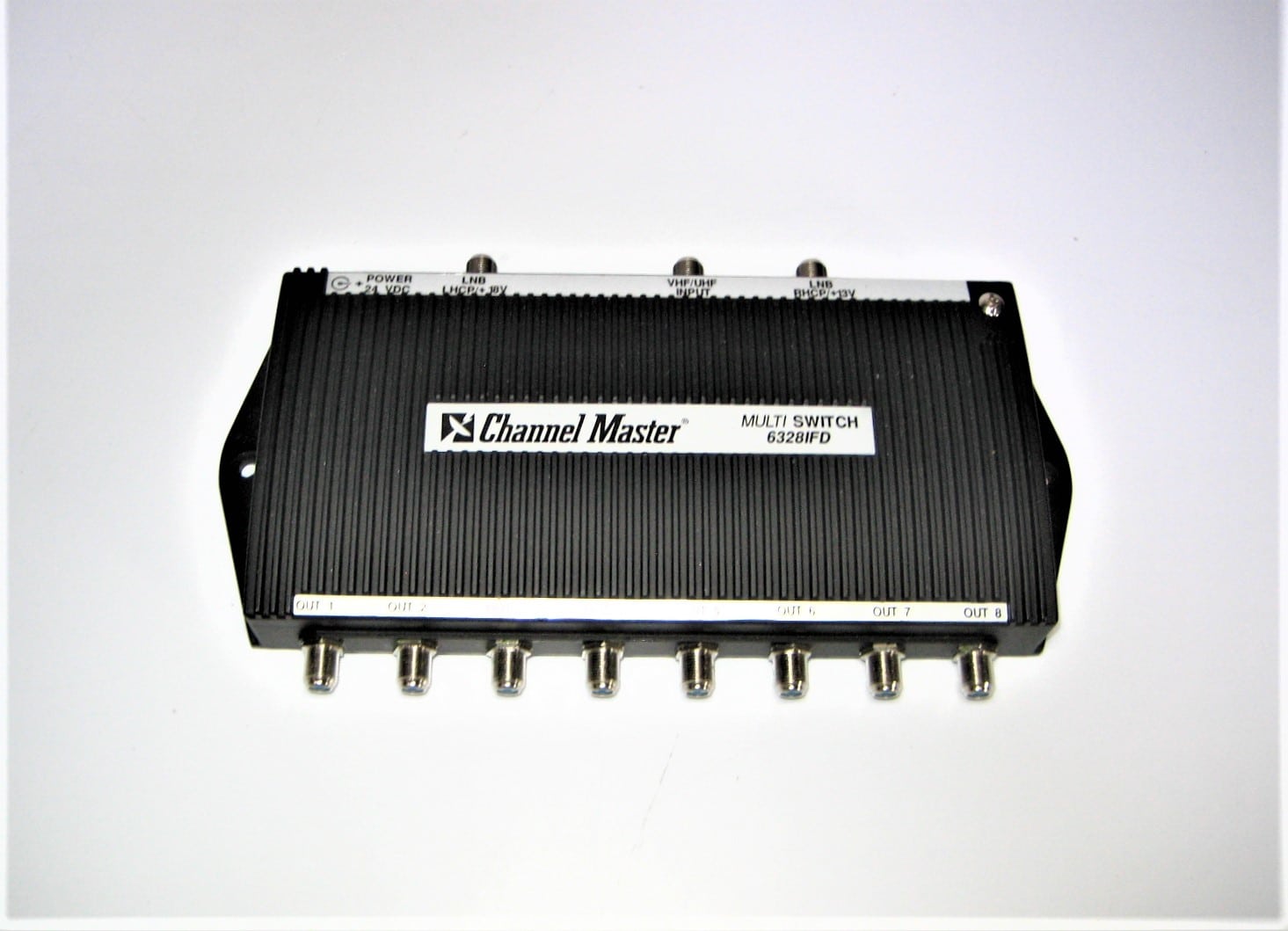 Channel Master 6328IFD 3-Inputs 8-Outputs Multi Switch w/ Power Chord ...
