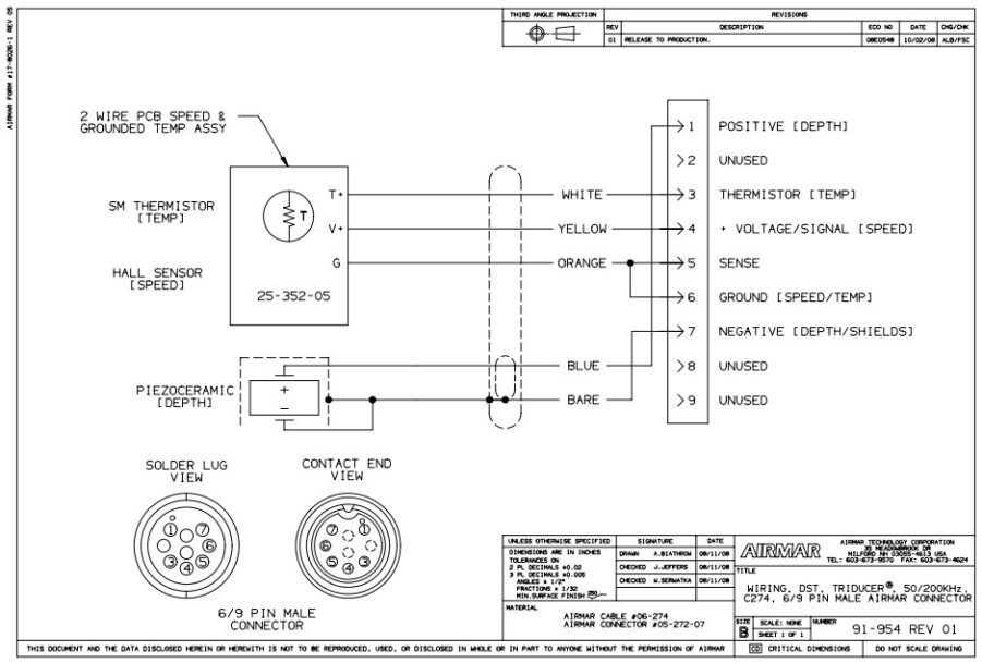 Raymarine "RAYA" Pigtail from P58 A102138 Transducer 12' Long Ray "A" Connector - Image 6
