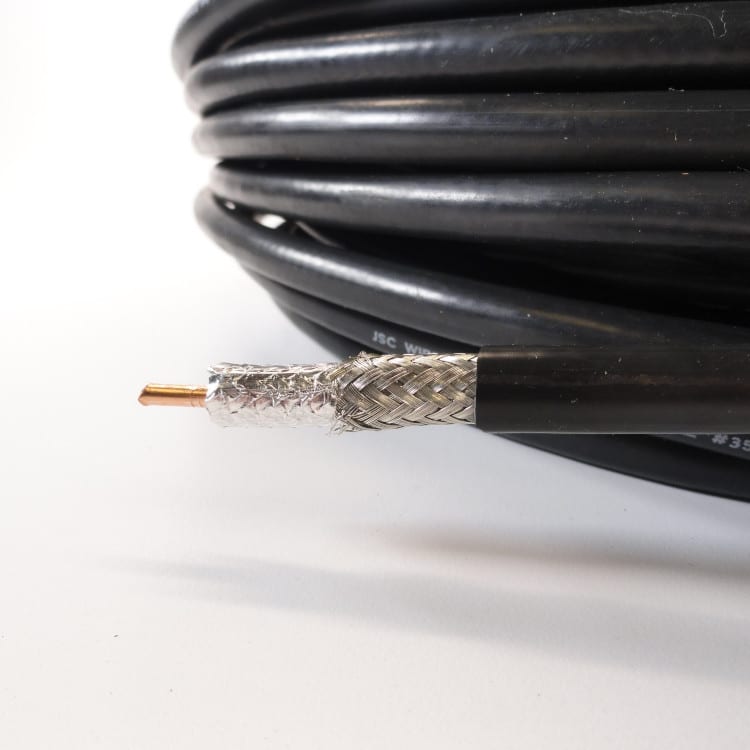 JSC RG8/U Type Coax Cable Shielded Solid Copper Core NEW OLD STOCK 100 Feet Max Marine