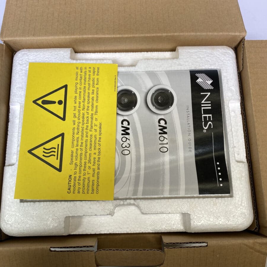 Niles CM610 6" 2-way 50 Watt 8 Ohm In-Ceiling Speaker Pair **NEW OLD STOCK** - Image 4