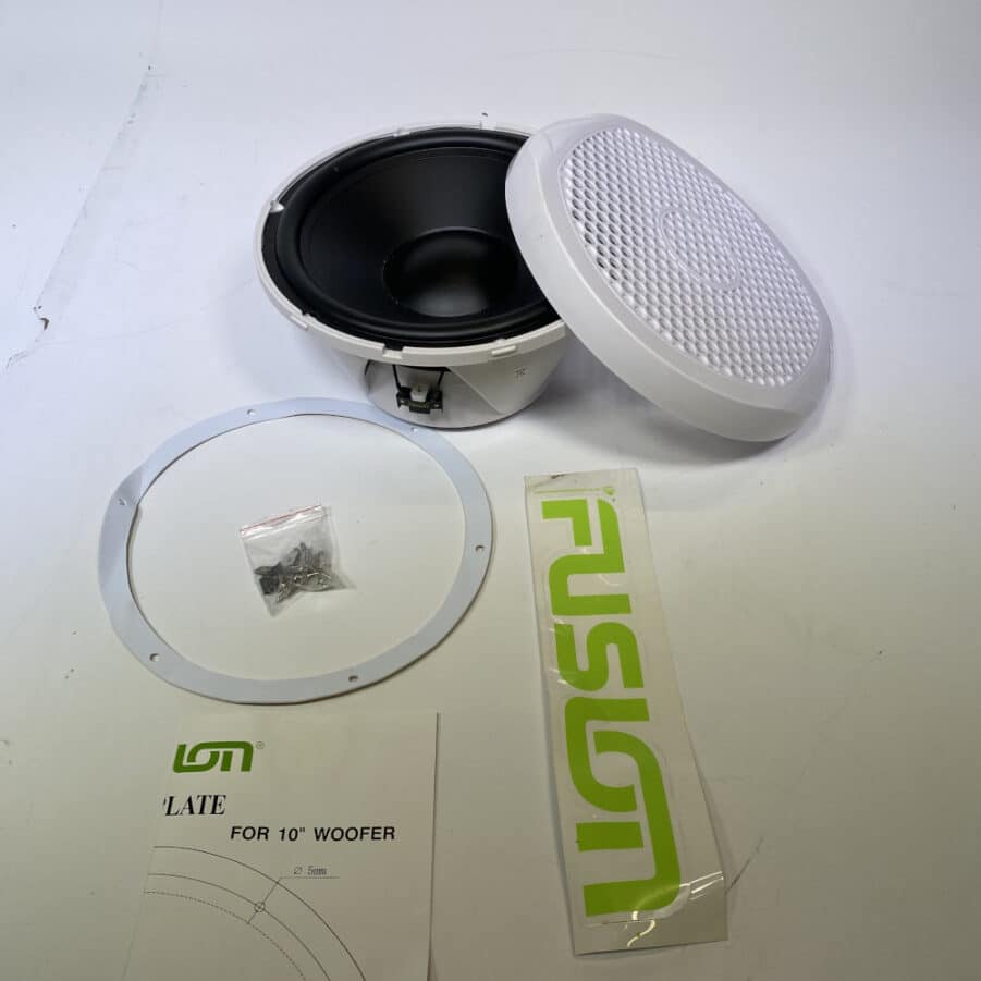 Fusion MSSW10 10" Marine Grade 400 Watt Boat Subwoofer **NEW OLD