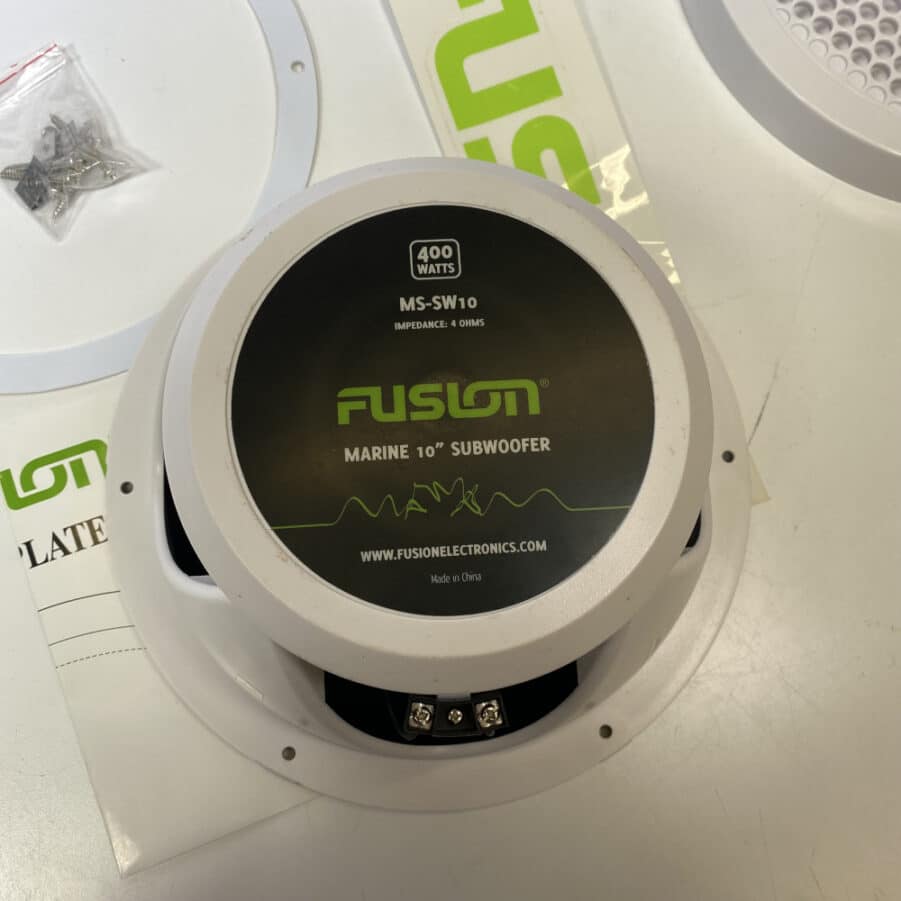 Fusion MSSW10 10" Marine Grade 400 Watt Boat Subwoofer **NEW OLD