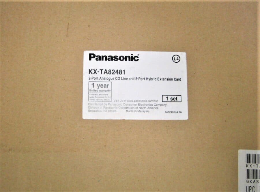 Panasonic KX-TA82481 2 Port Analog CO Line + 8 Port Hybrid Extension Card - NEW - Image 2