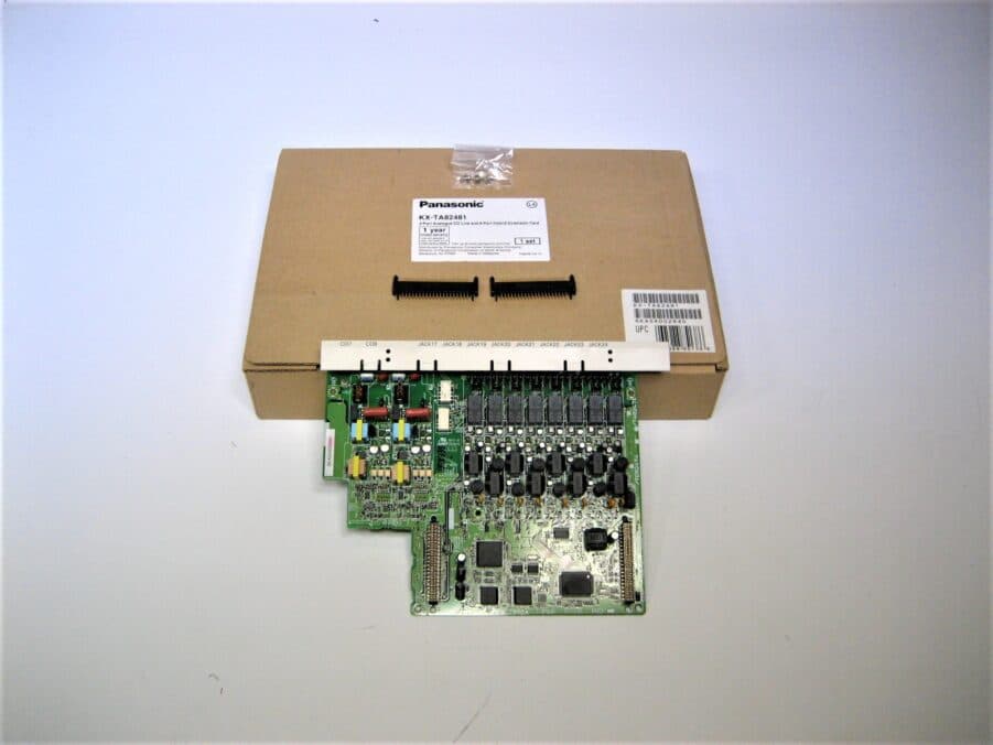 Panasonic KX-TA82481 2 Port Analog CO Line + 8 Port Hybrid Extension Card - NEW