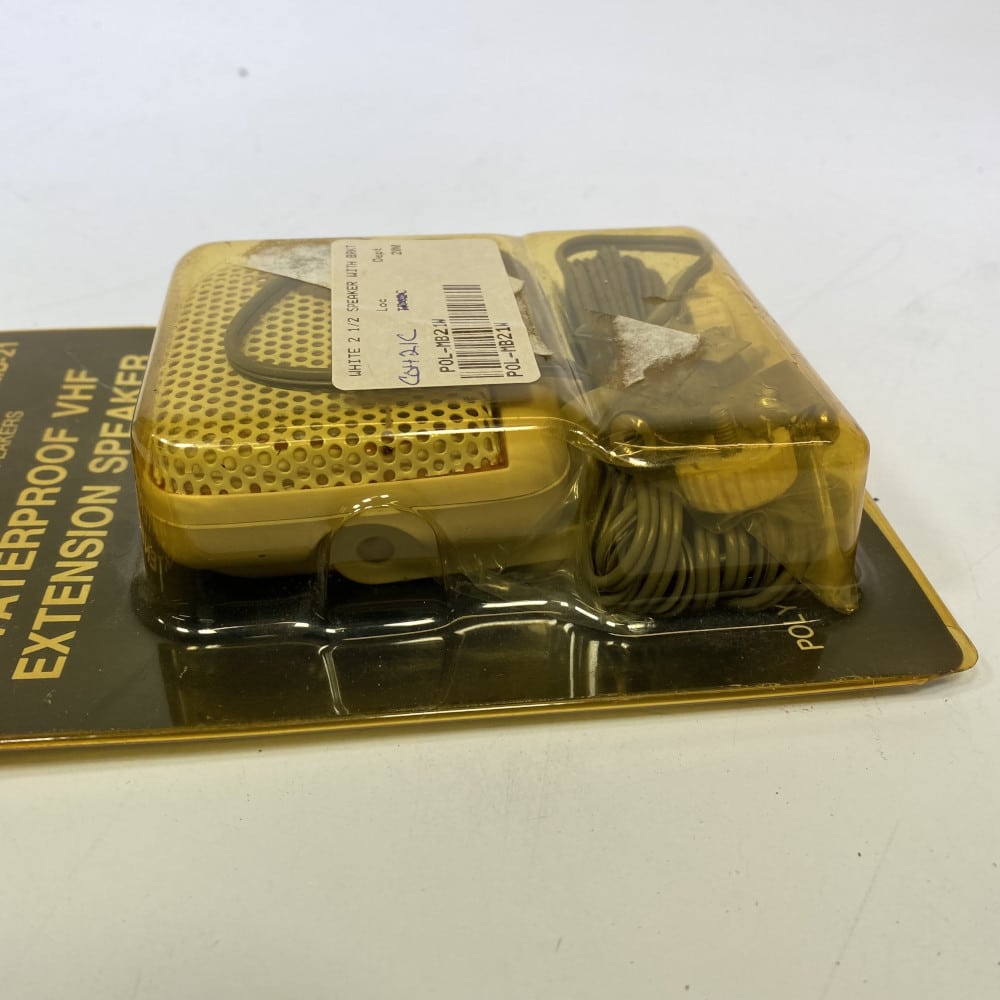 Poly-Planar MB-21 White Waterproof VHF Extension Speaker - New In - Foto 14