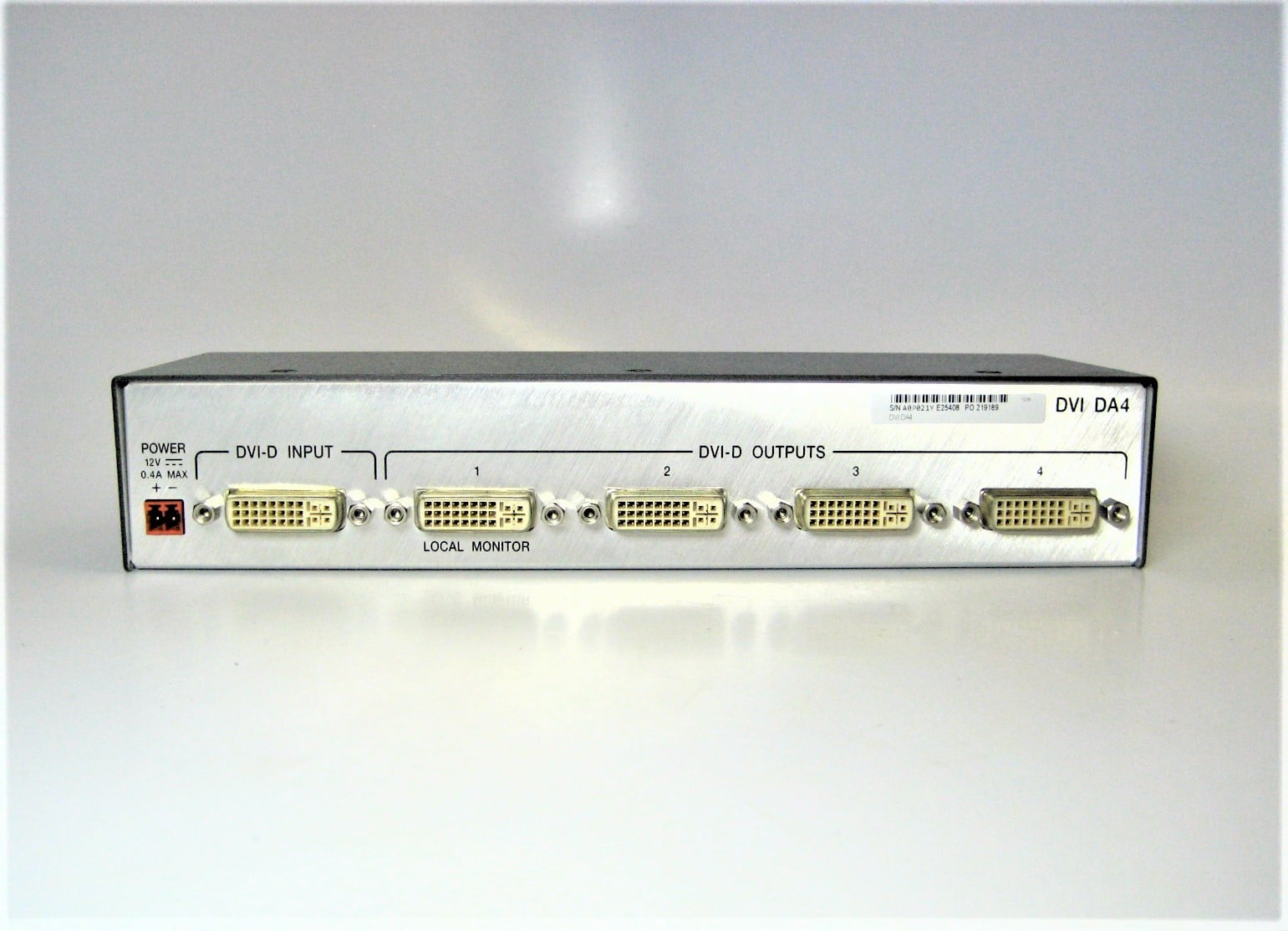 Extron 6092201 DVI DA4 Distribution Amplifier DVI DA Series w/ Power